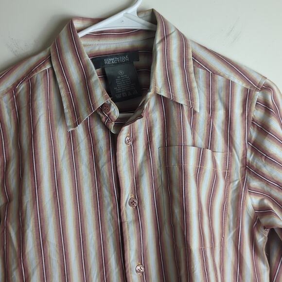 NWT 100% Cotton Striped Button Down Blouse Women's Small - Picture 6 of 7